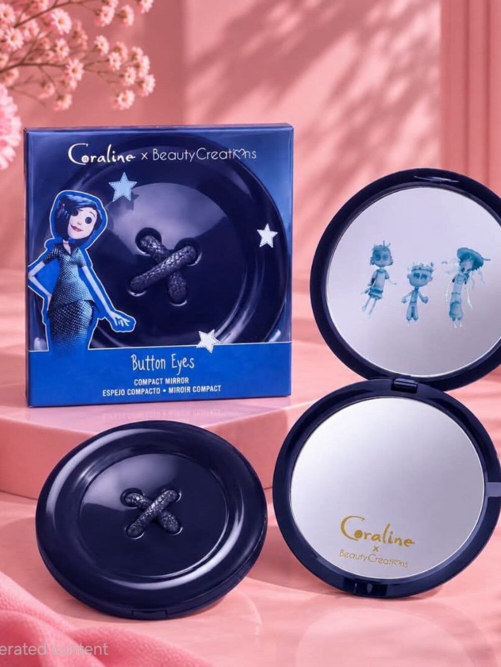 CORALINE X Beauty Creations Compact Mirror - LIMITED EDITION